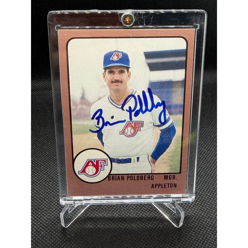 1988 ProCards Brian Poldberg Signed Appleton Foxes Card #162 Autographed MiLB